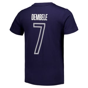 T-shirt France Dembélé 7 – Bleu marine – Enfants, vue 5