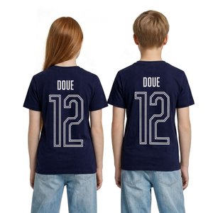 T-shirt France Doué 12 – Bleu marine – Enfants, vue 3