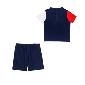 Ensemble logo France imprimé métallisé - Marine - Bébé, vue 3