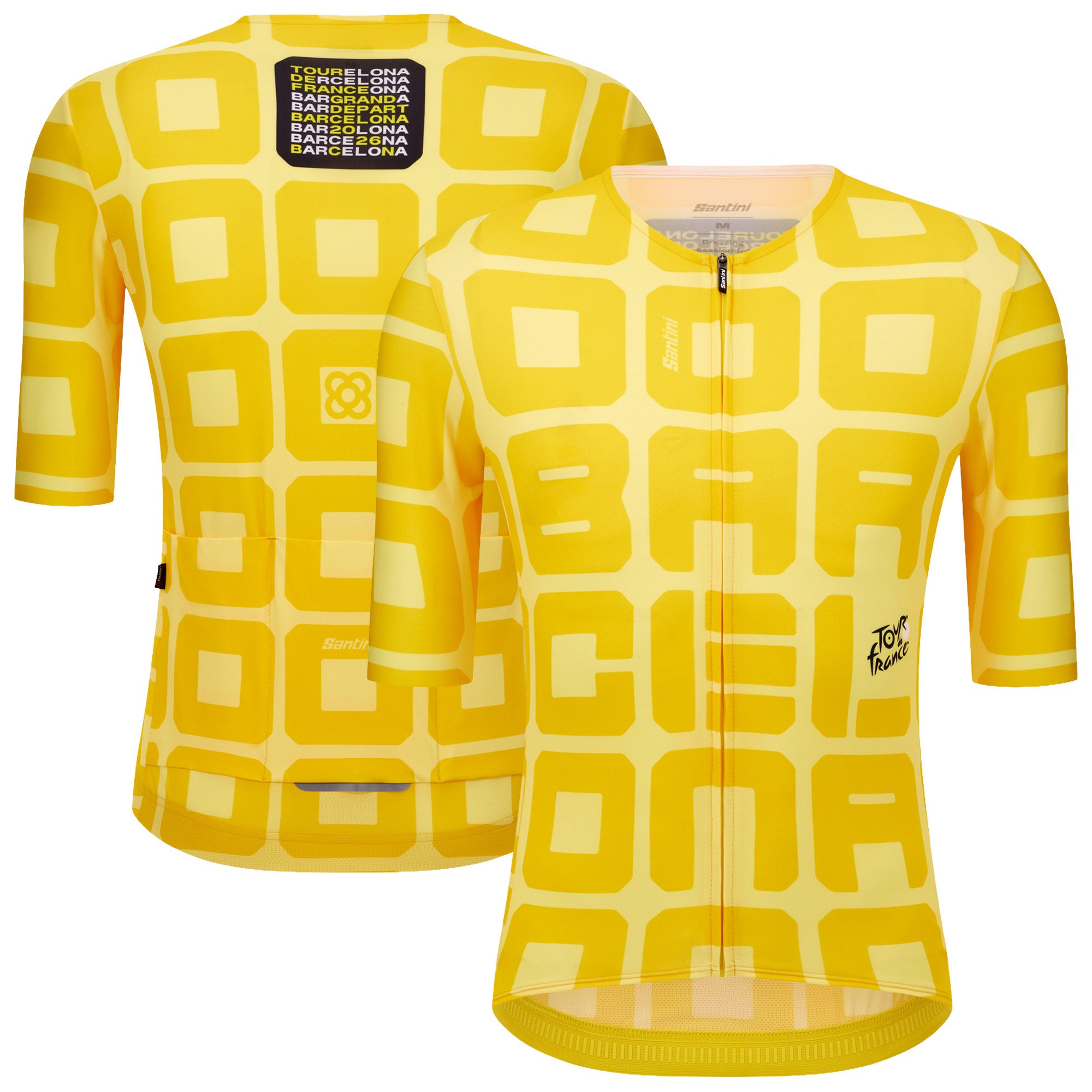 Maglia da ciclismo Tour de France 2026 Grand Depart Barcelona di Santini