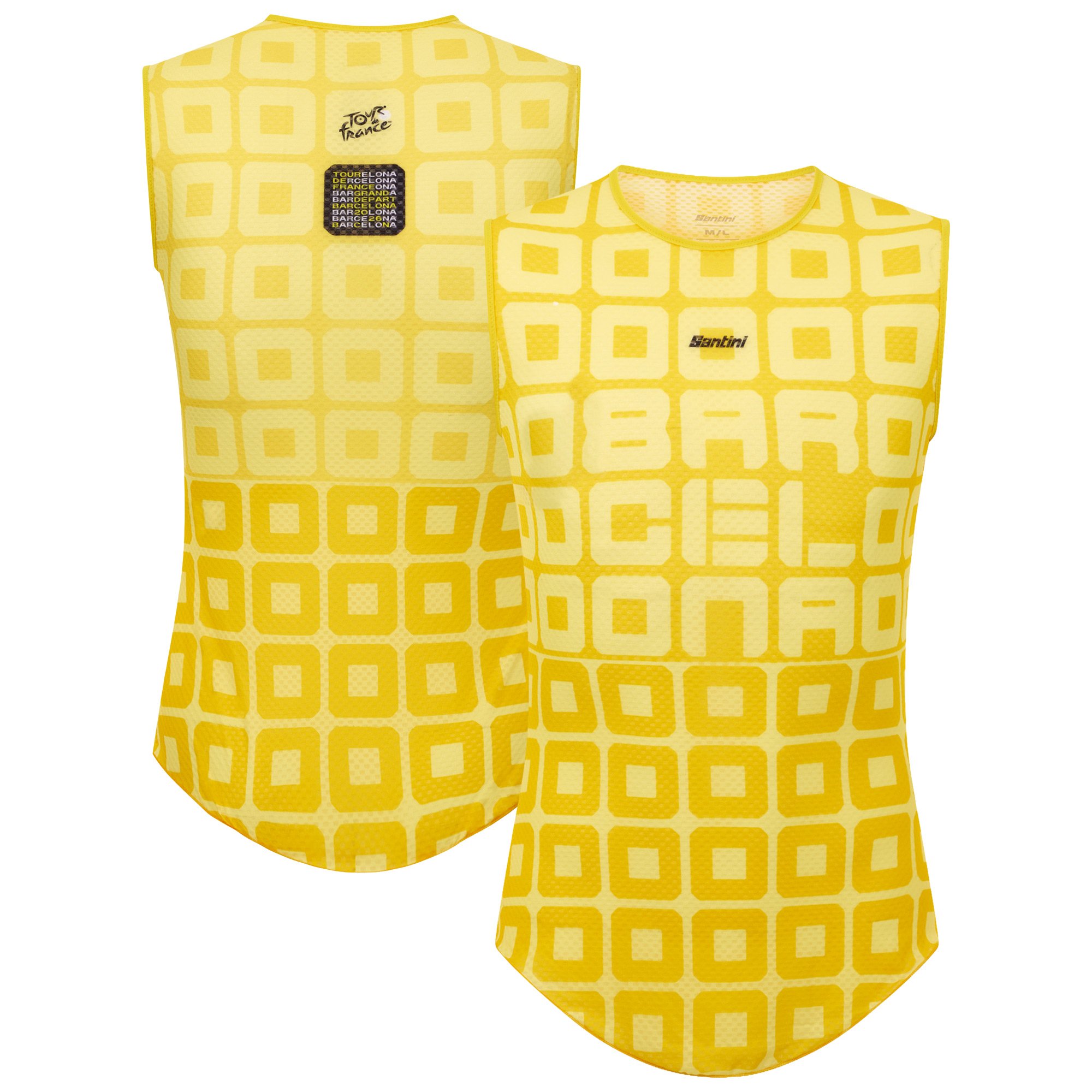 Maglia intima da ciclismo Tour de France 2026 Grand Depart Barcelona di Santini