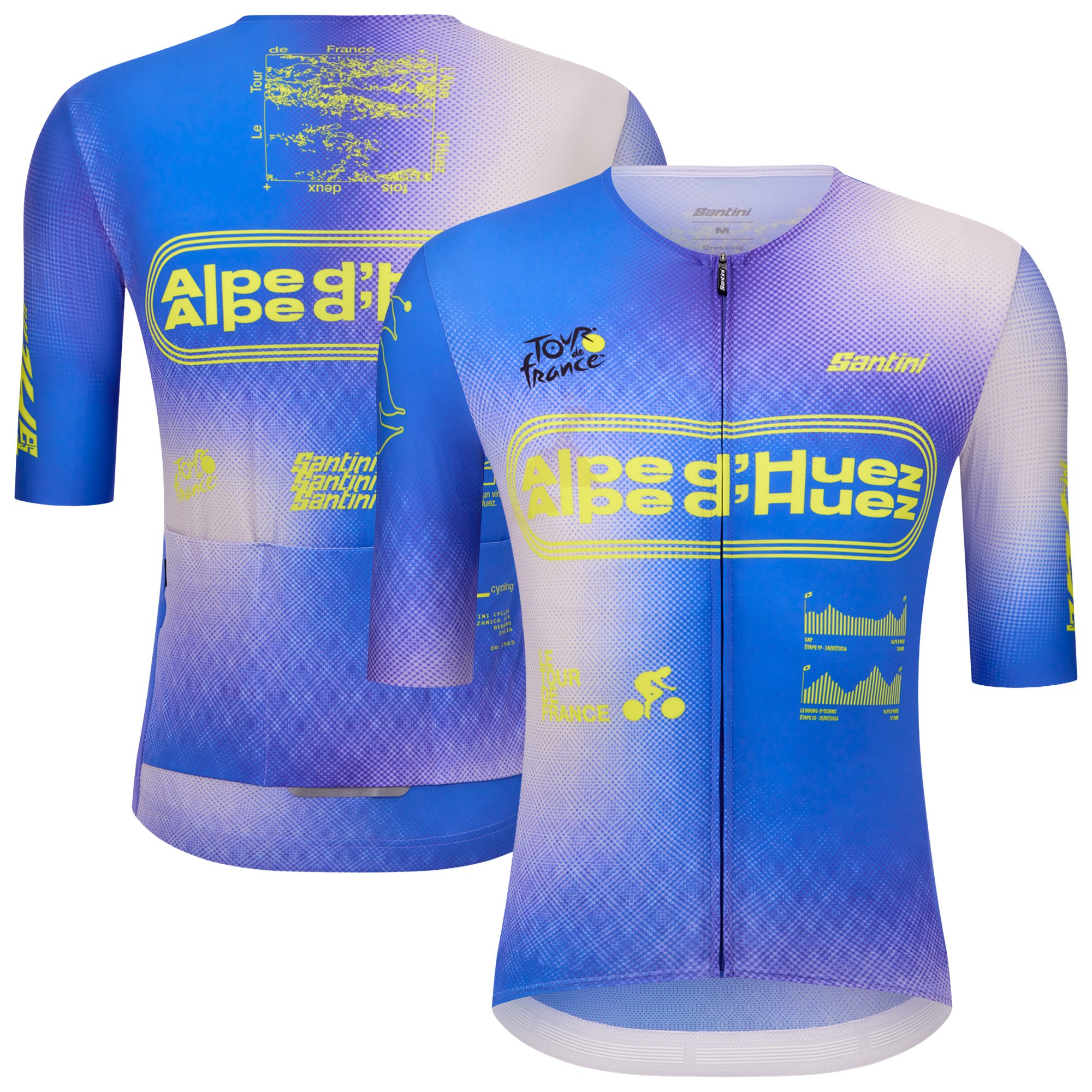 Maglia da ciclismo del Tour de France Alpe D'Huez