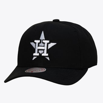 Men's Mitchell & Ness Black Houston Astros Pro Crown Snapback