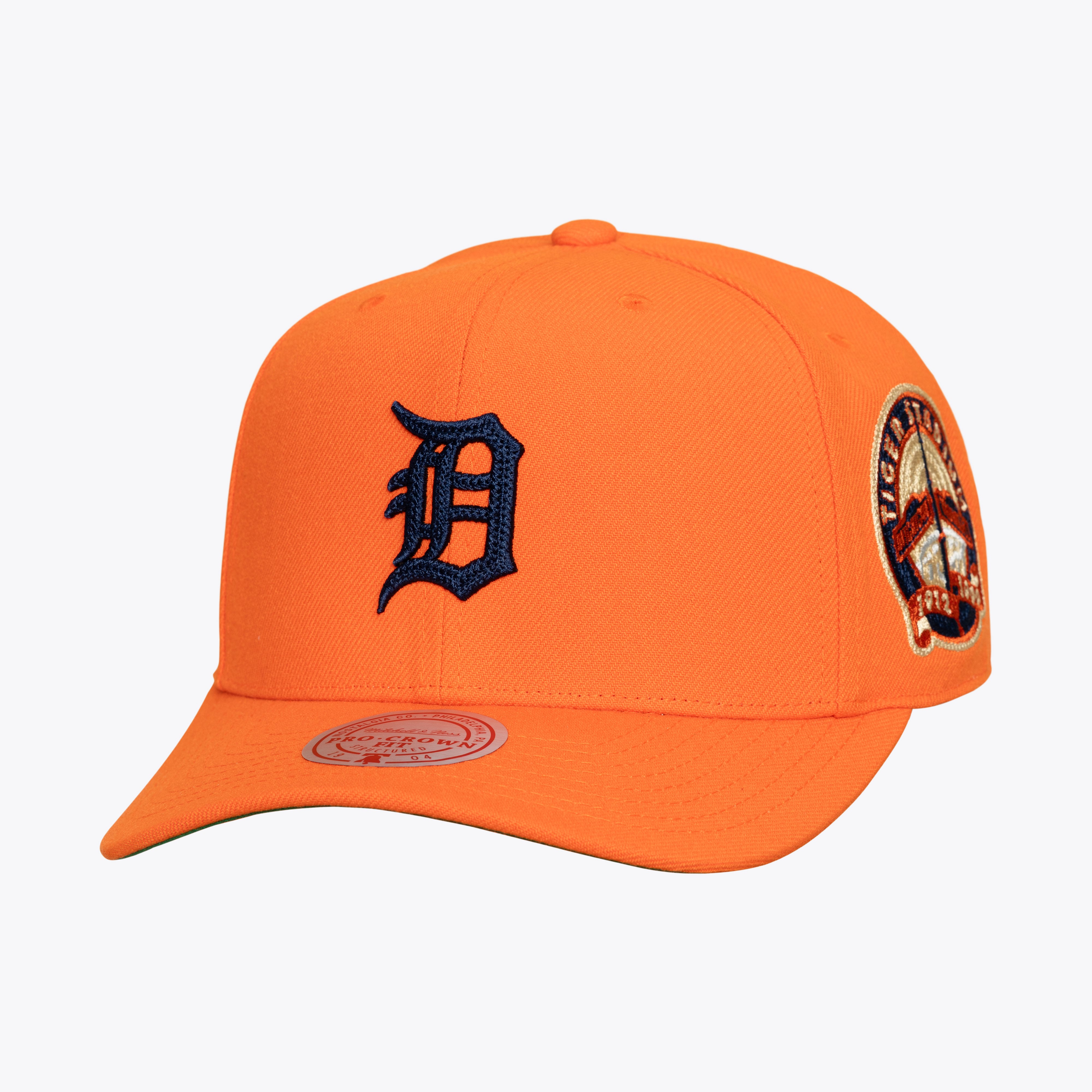 Men's Mitchell & Ness  Orange Detroit Tigers Secondary Pro Snapback Hat