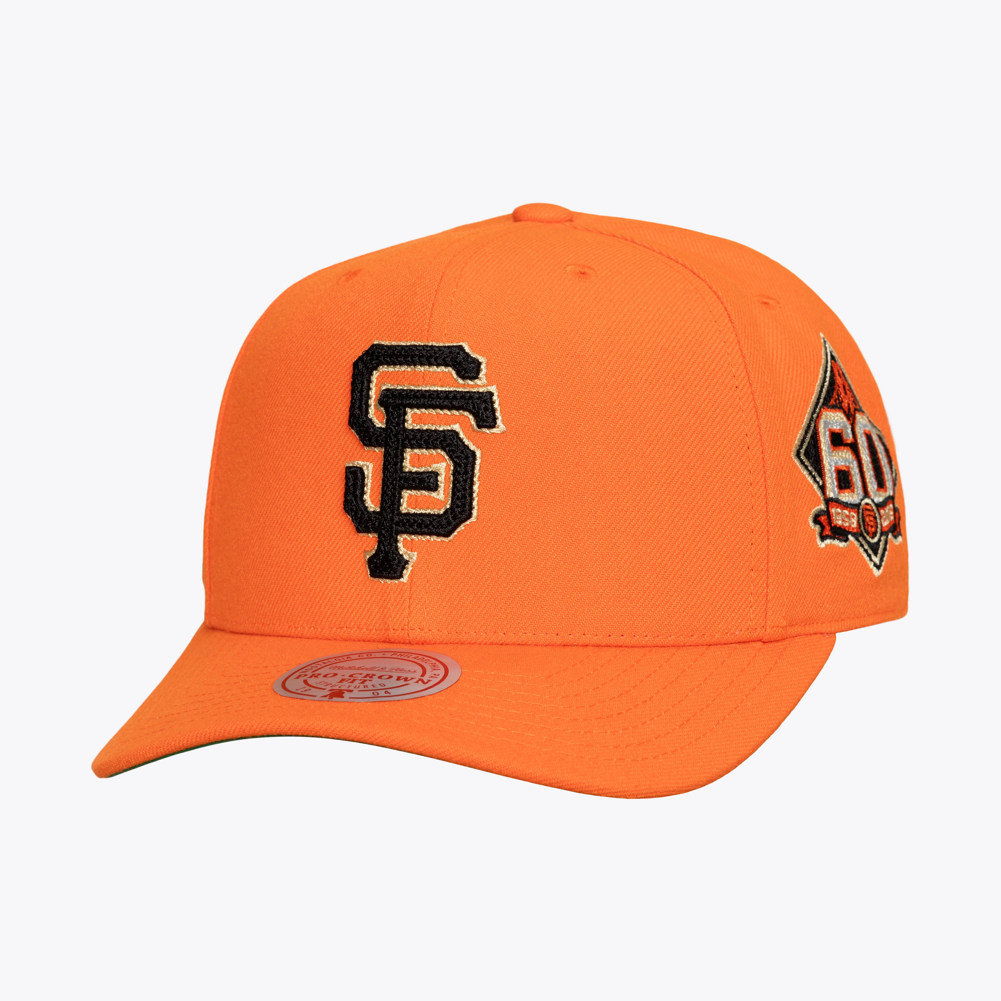 Men's Mitchell & Ness  Orange San Francisco Giants Secondary Pro Snapback Hat