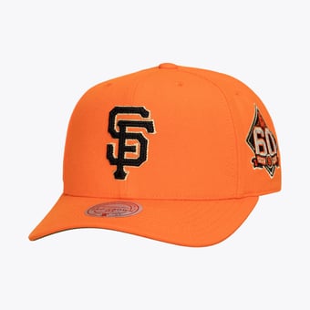 Men's Mitchell & Ness Orange San Francisco Giants Secondary Pro Snapback Hat