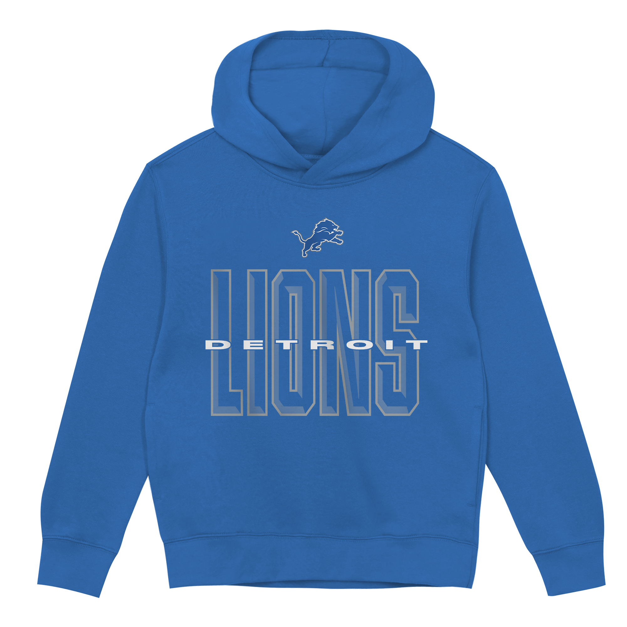 Preschool Outerstuff Blue Detroit Lions Field General Fleece Hoodie