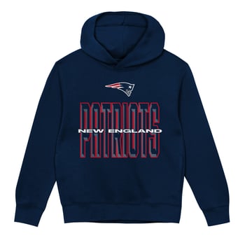 Preschool Outerstuff Navy New England Patriots Field General Fleece Hoodie