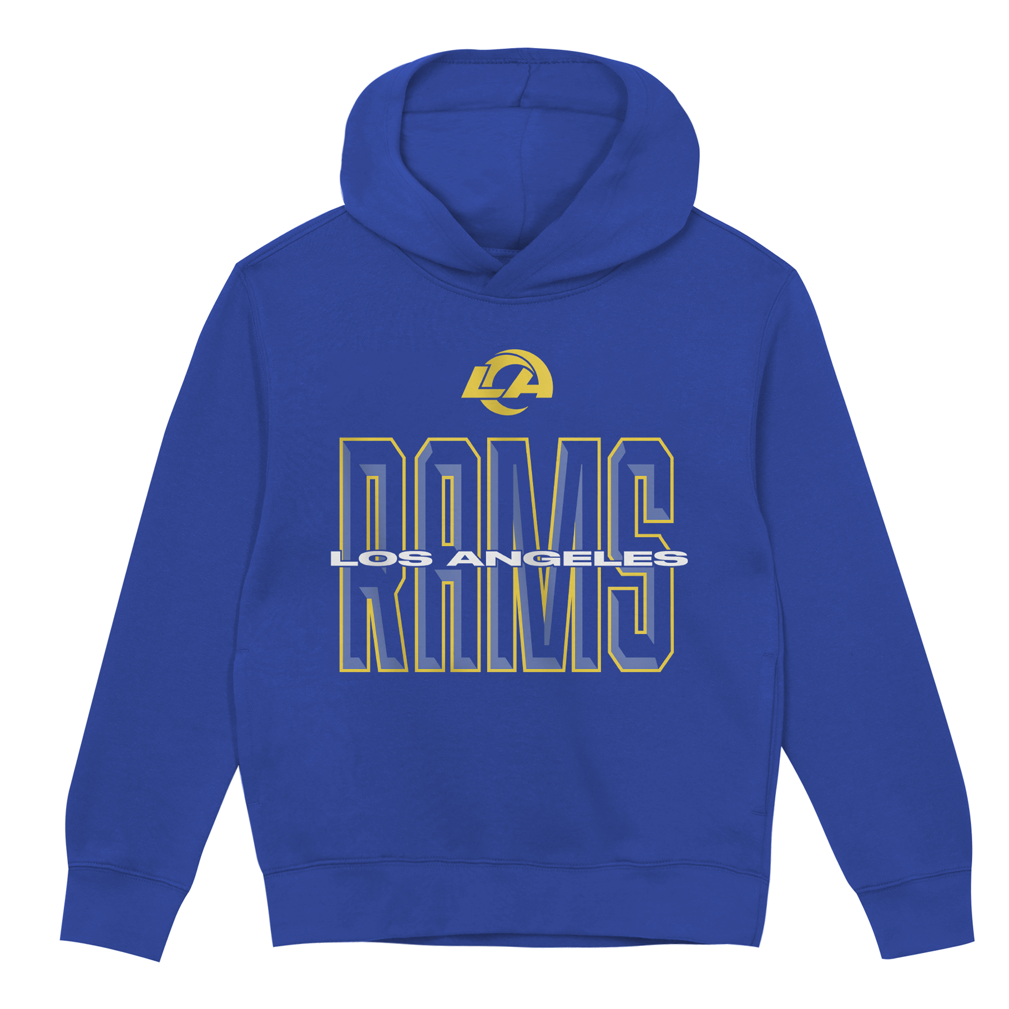 Preschool Outerstuff Royal Los Angeles Rams Field General Fleece Hoodie