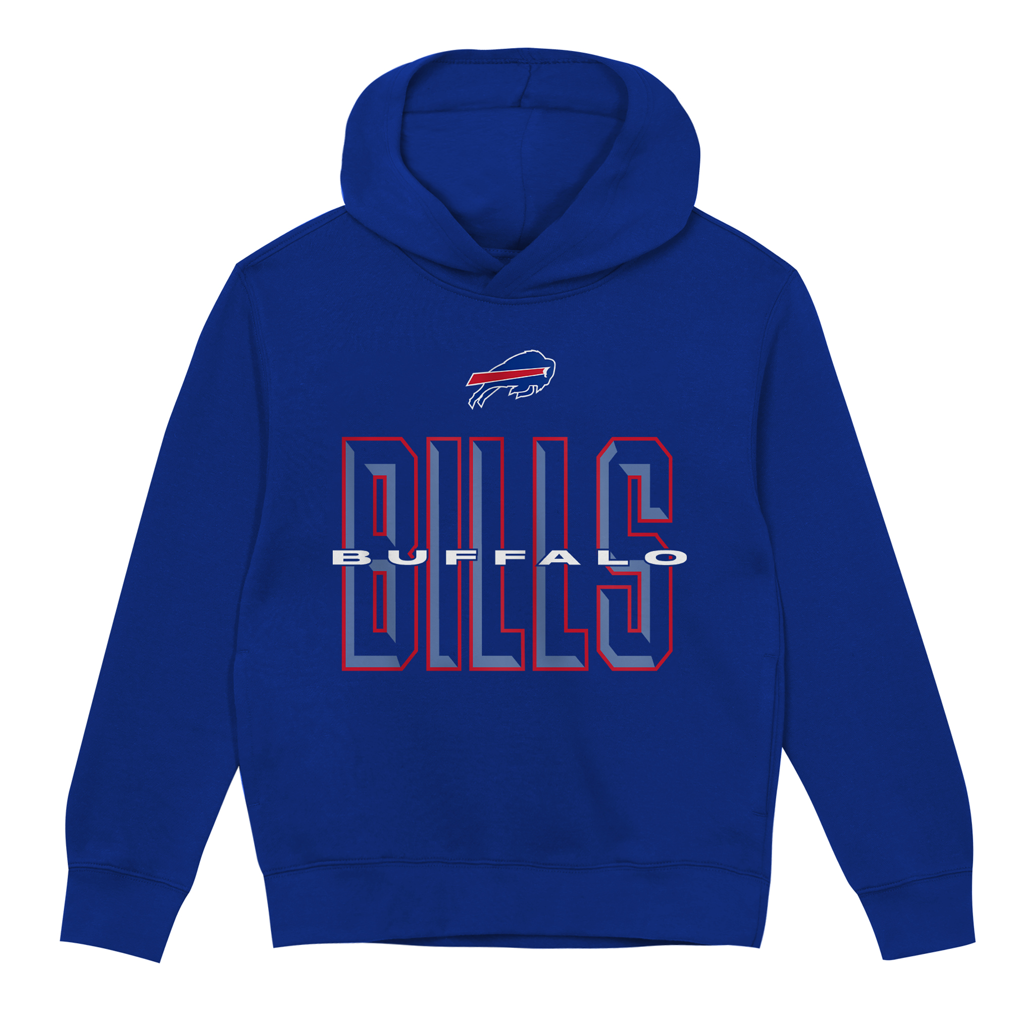 Preschool Outerstuff Royal Buffalo Bills Field General Fleece Hoodie