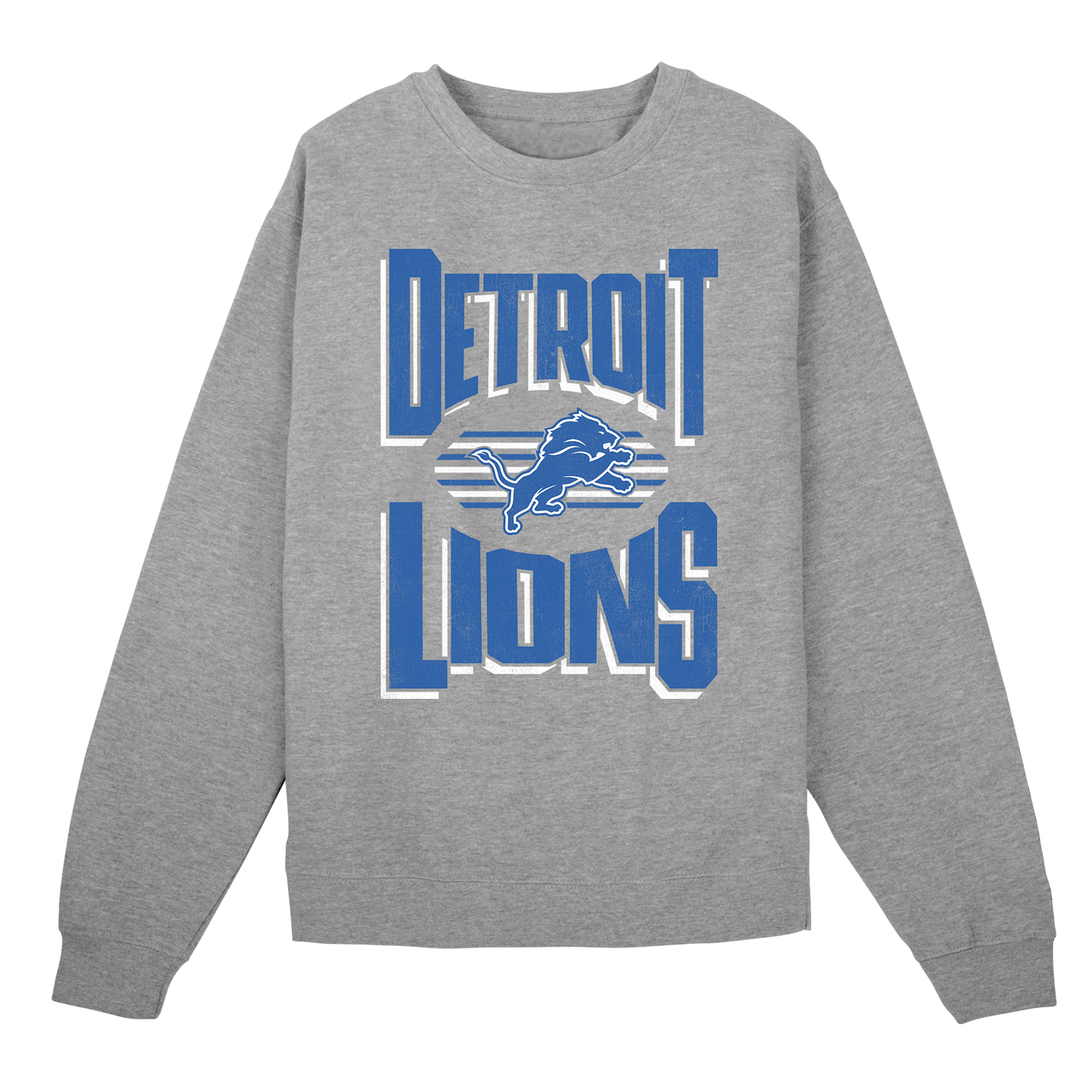 Preschool Outerstuff Gray Detroit Lions Jet Stream Sweatshirt