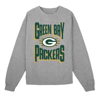 Preschool Outerstuff Gray Green Bay Packers Jet Stream Sweatshirt
