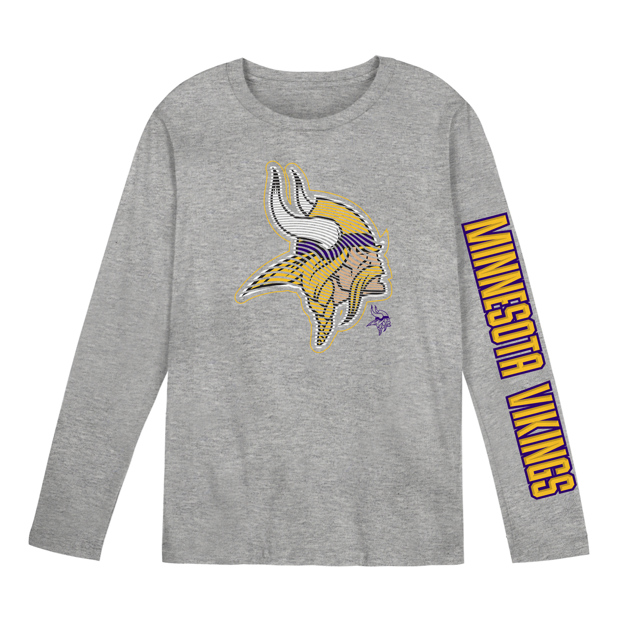 Preschool Outerstuff Gray Minnesota Vikings Air Raid Long Sleeve T-Shirt