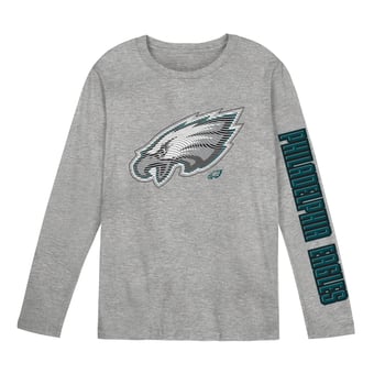 Preschool Outerstuff Gray Philadelphia Eagles Air Raid Long Sleeve T-Shirt