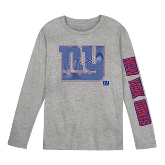 Preschool Outerstuff Gray New York Giants Air Raid Long Sleeve T-Shirt