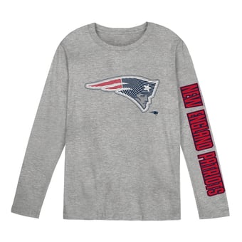 Preschool Outerstuff Gray New England Patriots Air Raid Long Sleeve T-Shirt