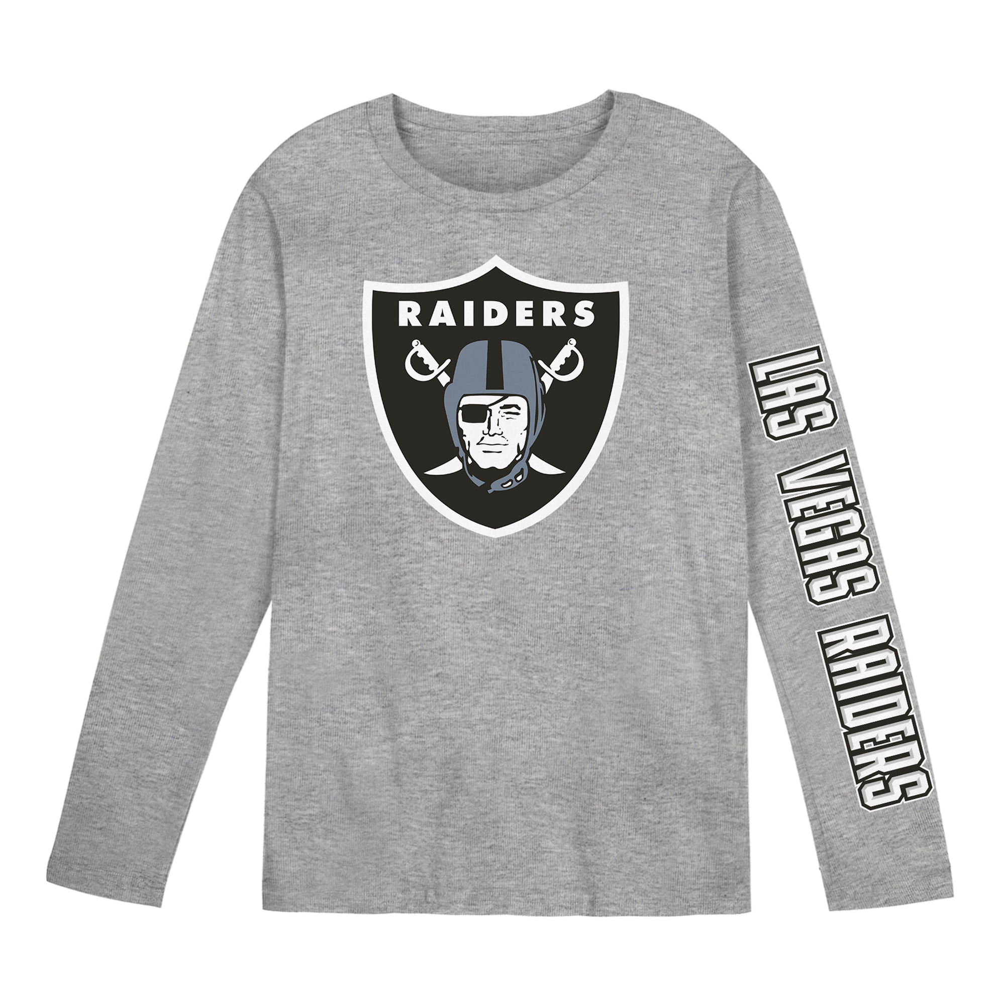 Preschool Outerstuff Gray Las Vegas Raiders Air Raid Long Sleeve T-Shirt