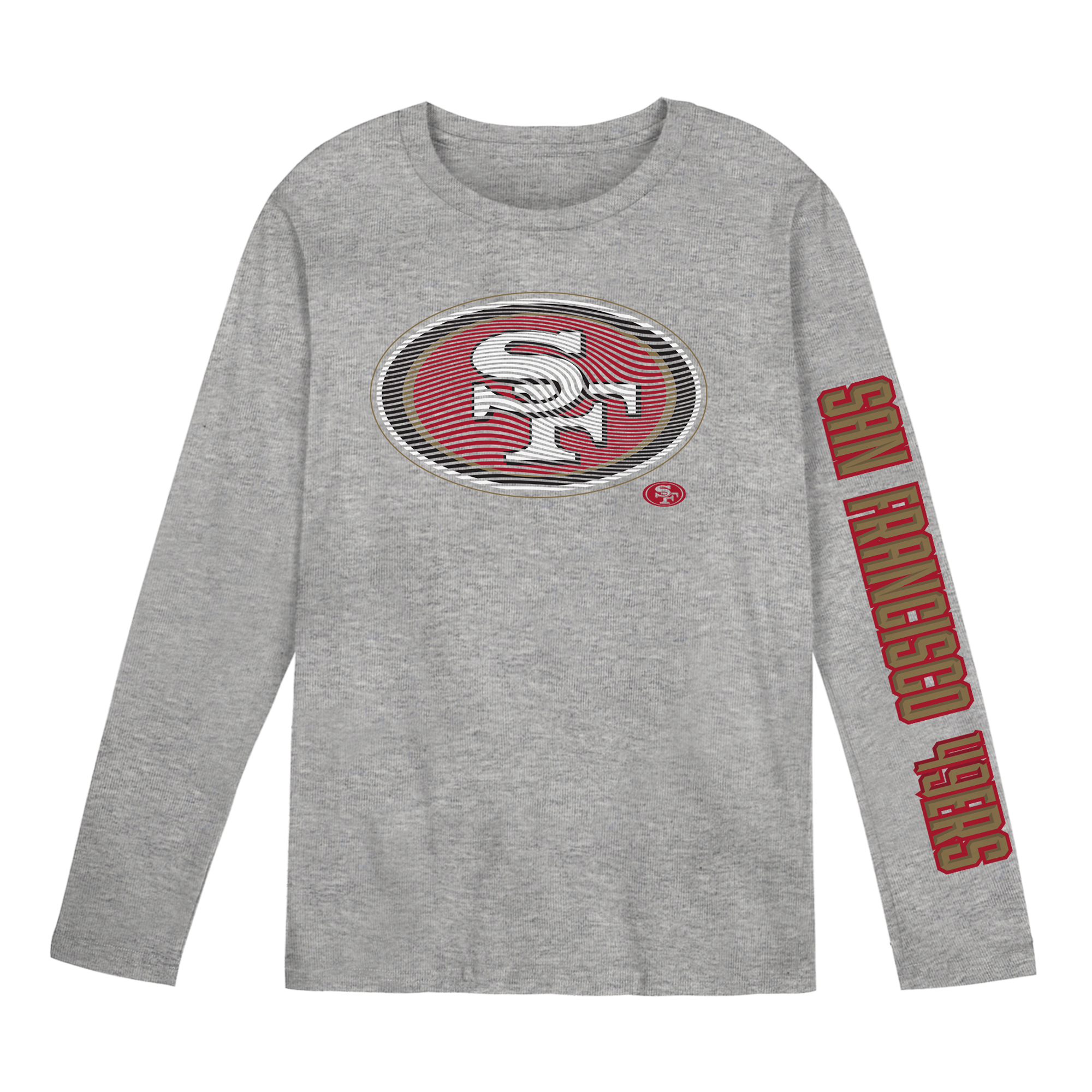 Preschool Outerstuff Gray San Francisco 49ers Air Raid Long Sleeve T-Shirt