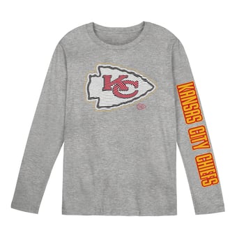 Preschool Outerstuff Gray Kansas City Chiefs Air Raid Long Sleeve T-Shirt