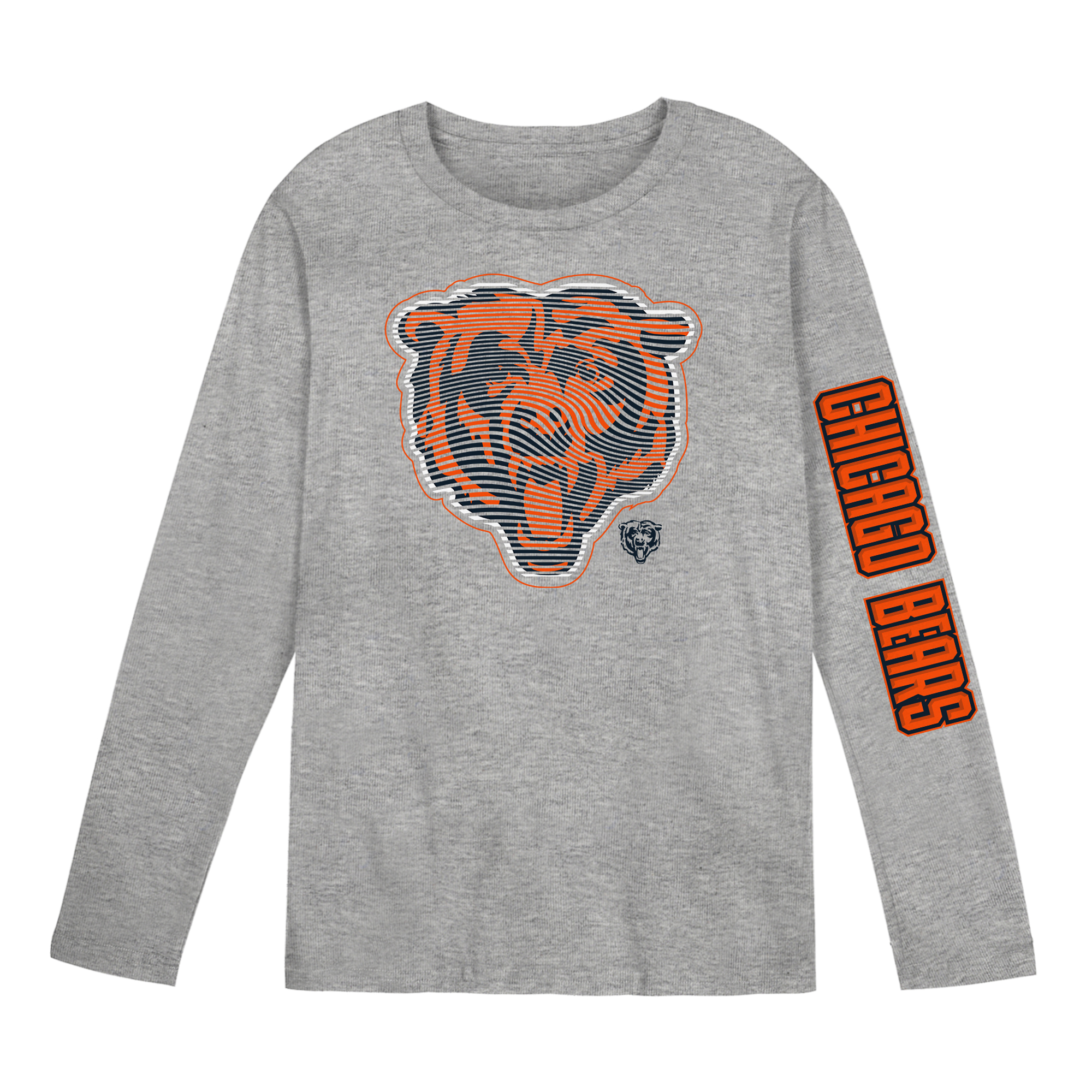 Preschool Outerstuff Gray Chicago Bears Air Raid Long Sleeve T-Shirt
