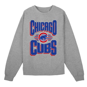 Preschool Outerstuff Gray Chicago Cubs Jet Stream Sweatshirt