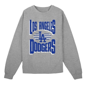 Preschool Outerstuff Gray Los Angeles Dodgers Jet Stream Sweatshirt