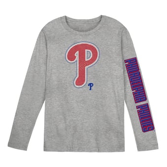 Preschool Outerstuff Gray Philadelphia Phillies Air Raid Long Sleeve T-Shirt