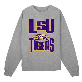 Preschool Outerstuff Gray LSU Tigers Jet Stream Sweatshirt