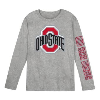 Preschool Outerstuff Gray Ohio State Buckeyes Air Raid Long Sleeve T-Shirt
