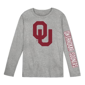 Preschool Outerstuff Gray Oklahoma Sooners Air Raid Long Sleeve T-Shirt