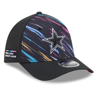 Men's New Era Black Dallas Cowboys 2026 NFL Crucial Catch 39THIRTY M-Crown Stretch Hat