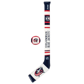 Franklin Sports Columbus Blue Jackets Soft Sport Hockey Set