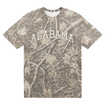Men's Uscape Apparel  Camo Alabama Crimson Tide Back Bay Heavyweight T-Shirt