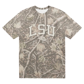 Men's Uscape Apparel  Camo LSU Tigers Back Bay Heavyweight T-Shirt