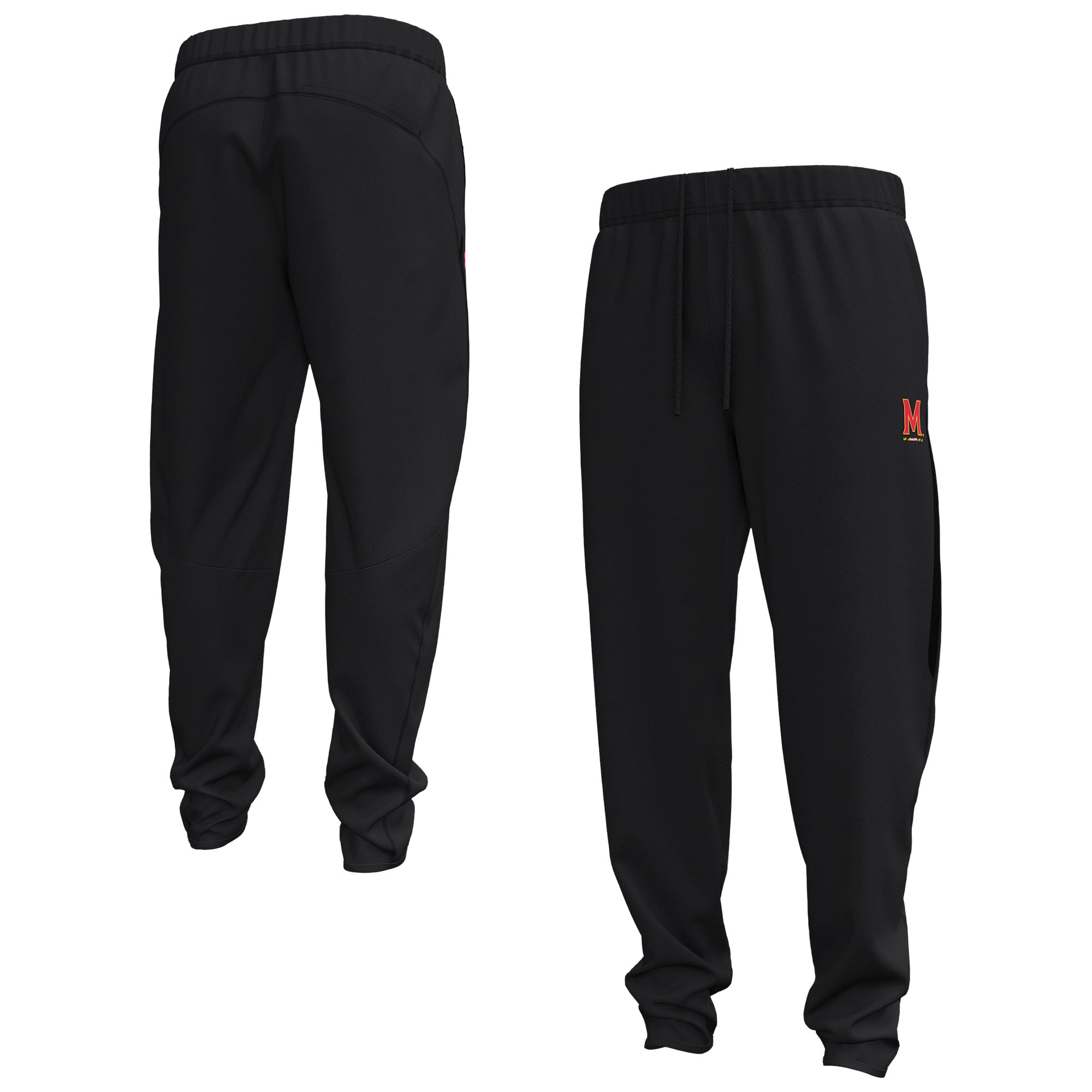 Men's Under Armour Black Maryland Terrapins 2026 Sideline Unstoppable Fleece Pants