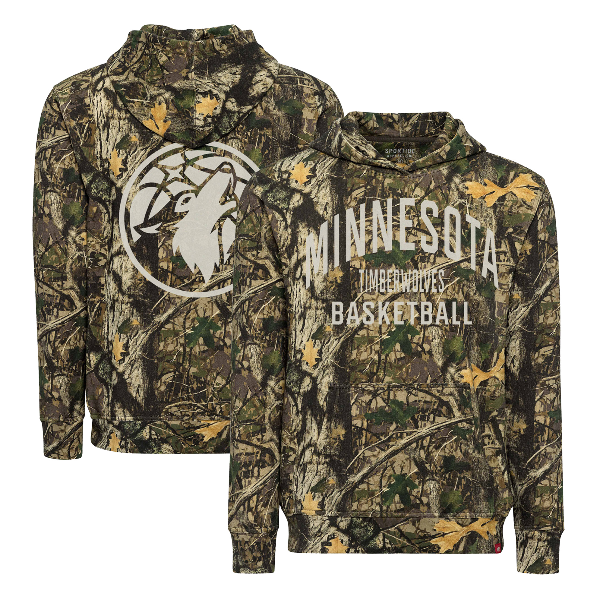 Unisex Sportiqe  Camo Minnesota Timberwolves Drake Premium Hoodie
