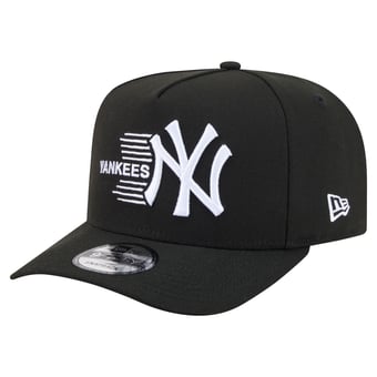 Men's New Era  Black New York Yankees Motion A-Frame 9FIFTY Snapback Hat