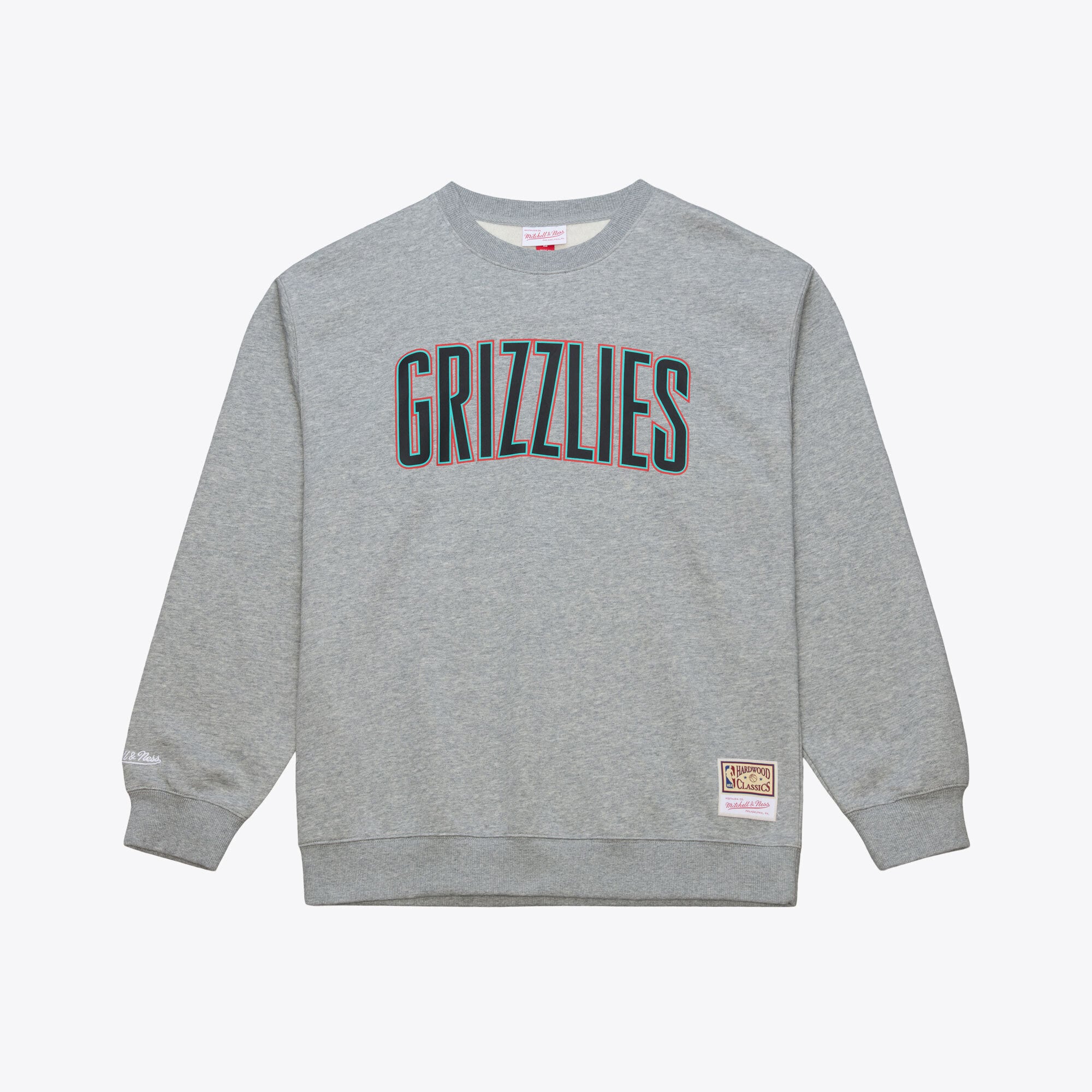 Men's Mitchell & Ness Heather Gray Memphis Grizzlies Walk-Off Fleece Sweatshirt