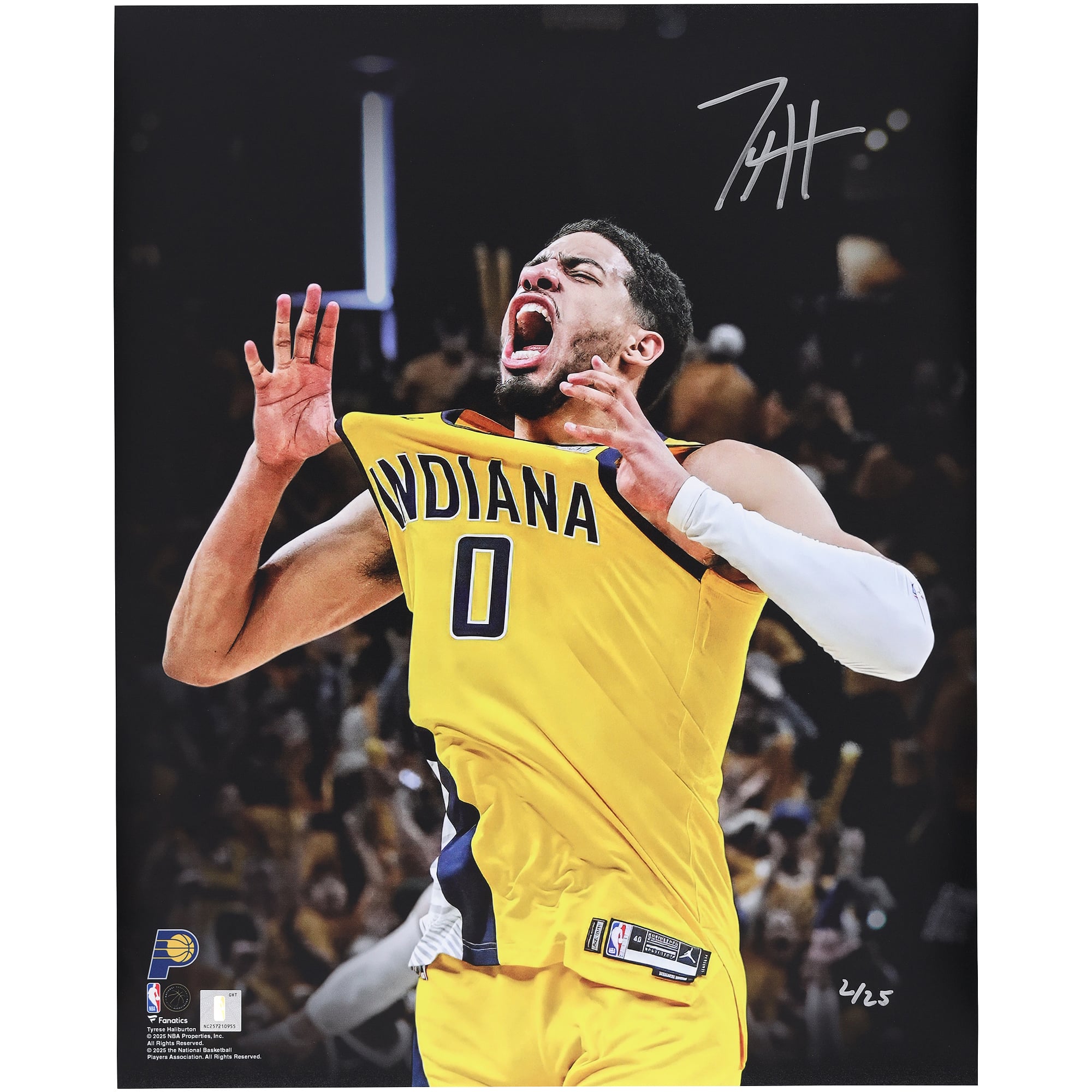Tyrese Haliburton Indiana Pacers Autographed 16" x 20" Unleashed Photograph - Limited Edition of 25