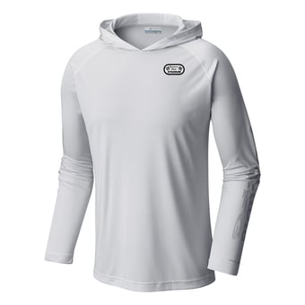 Men's Columbia Gray Bowman Gray Stadium Terminal Tackle Omni-Wick Hoodie