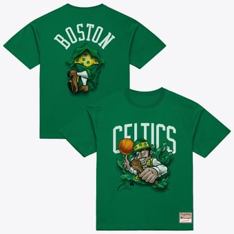 Men's Mitchell & Ness Kelly Green Boston Celtics Breakthrough T-Shirt