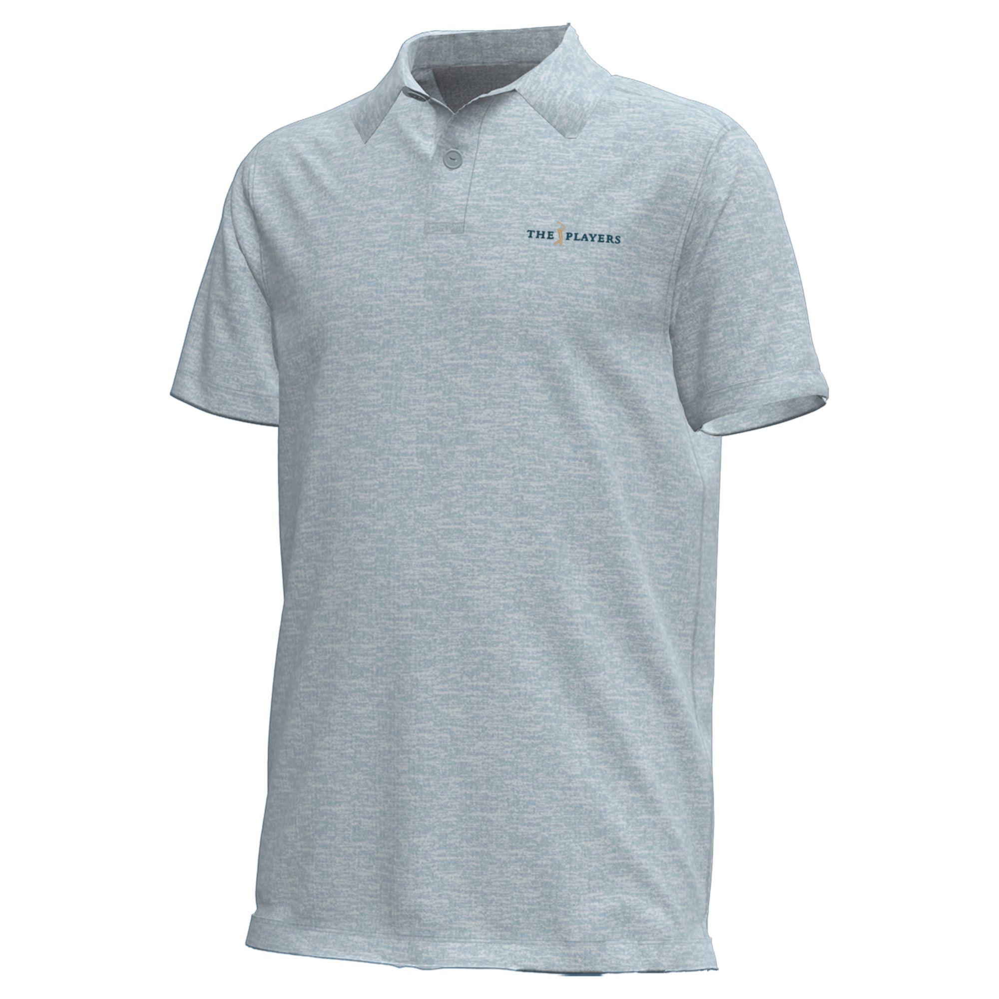 Youth Under Armour Heather Blue THE PLAYERS Aura Heather Polo Youth Under Armour Heather Blue THE PLAYERS Aura Heather Polo