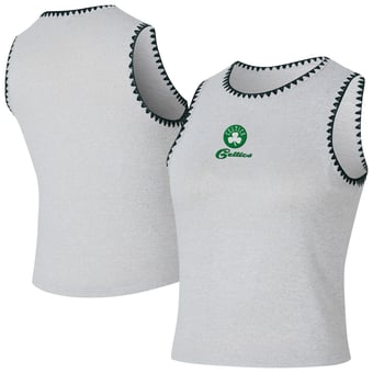 Women's Concepts Sport  Gray Boston Celtics Neptune Hacci Knit Tank Top