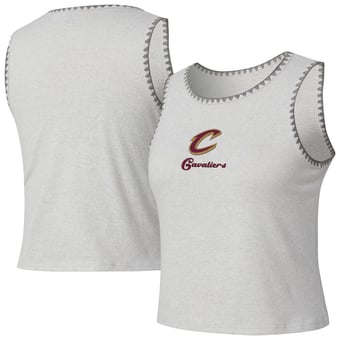 Women's Concepts Sport  Gray Cleveland Cavaliers Neptune Hacci Knit Tank Top