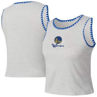 Women's Concepts Sport  Gray Golden State Warriors Neptune Hacci Knit Tank Top