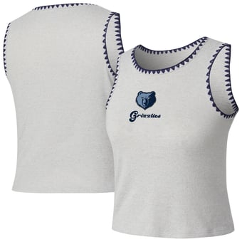 Women's Concepts Sport  Gray Memphis Grizzlies Neptune Hacci Knit Tank Top