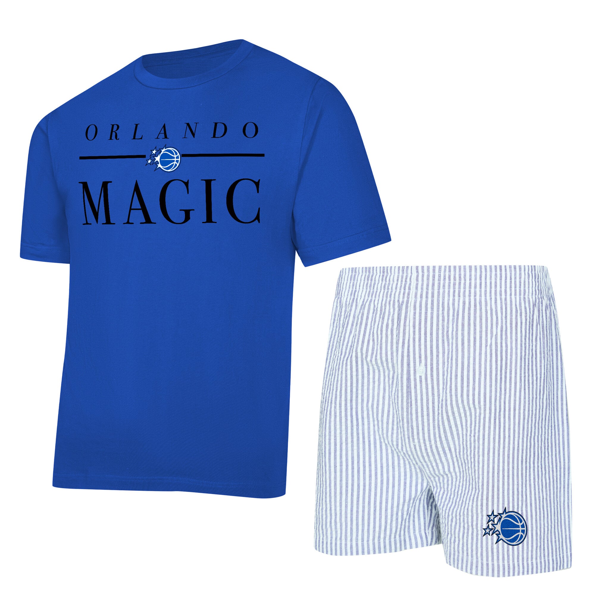 Women's Concepts Sport  Blue/White Orlando Magic Copeland T-Shirt & Shorts Sleep Set