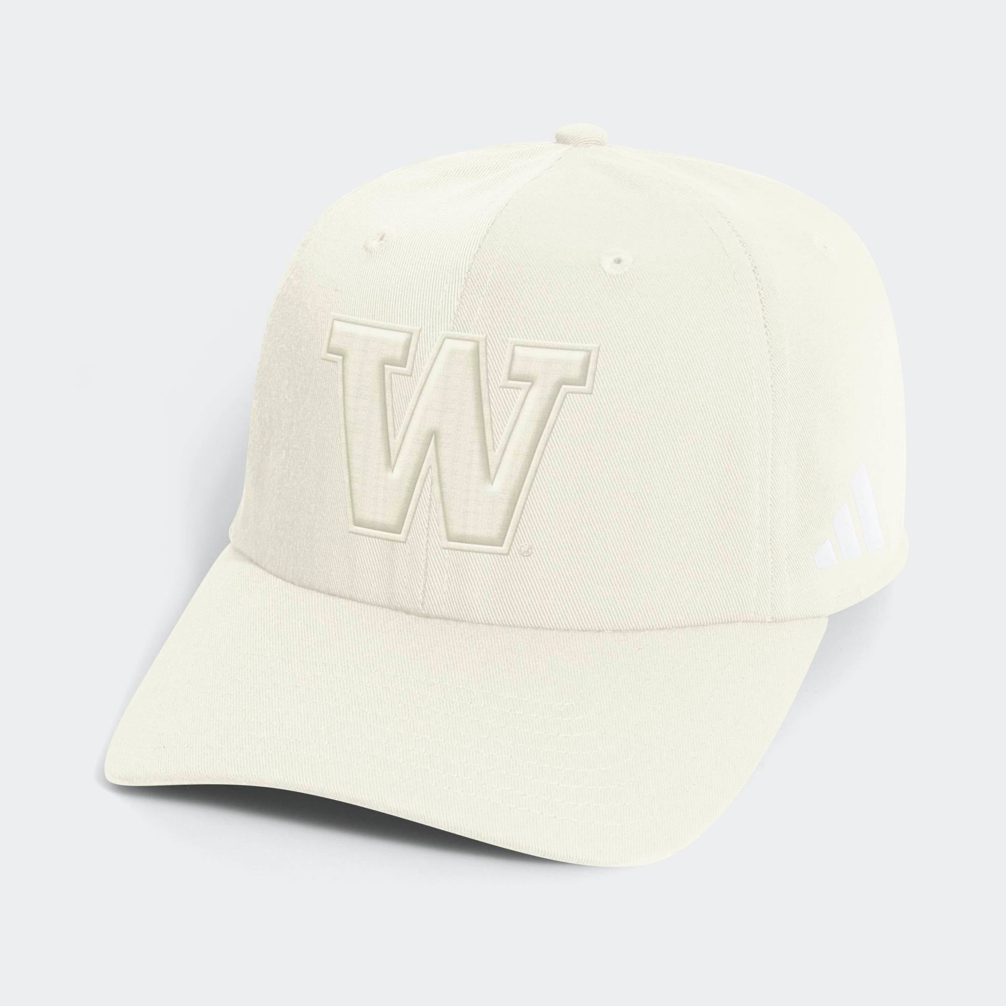 Men's adidas Beige Washington Huskies Slouch Adjustable Hat