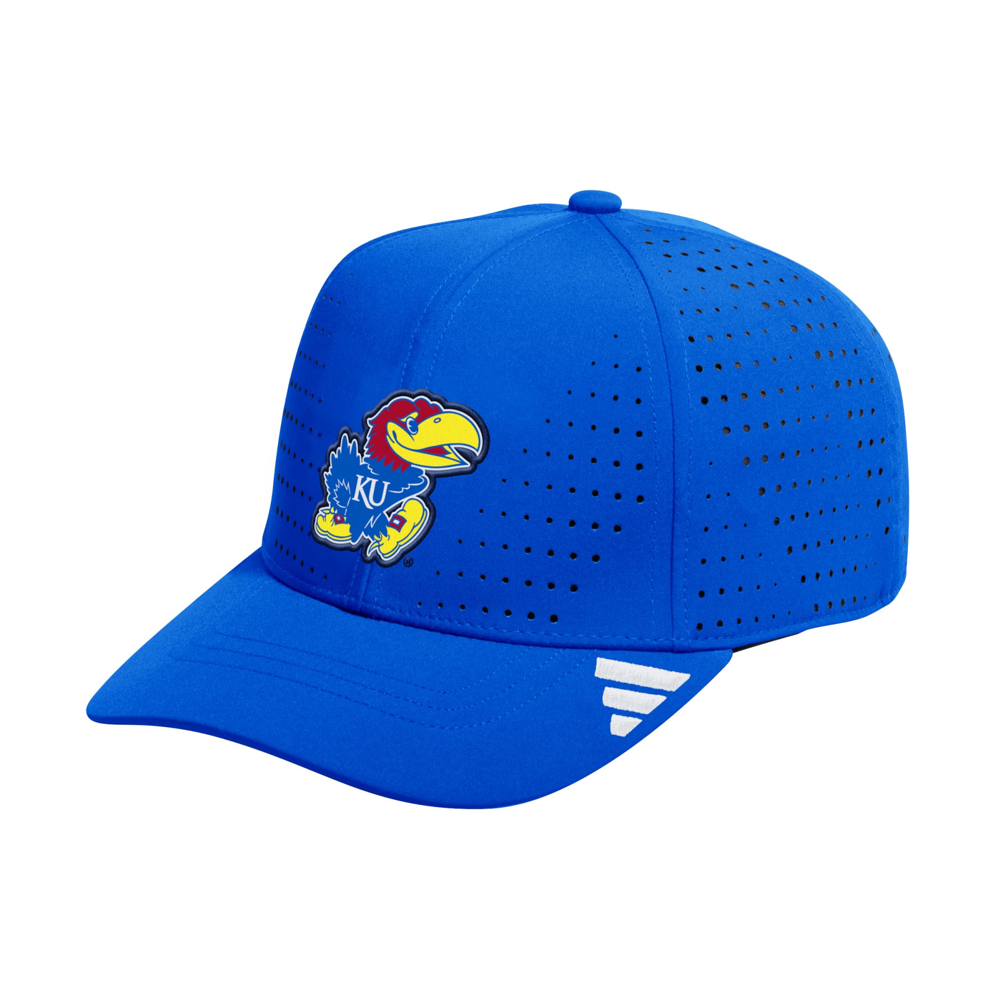 Men's adidas Royal Kansas Jayhawks Inline Adjustable Hat