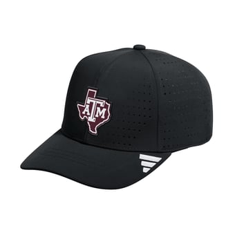 Men's adidas Black Texas A&M Aggies Inline Adjustable Hat